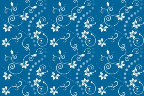 Printed Wafer Paper - Blue Swirls - Click Image to Close